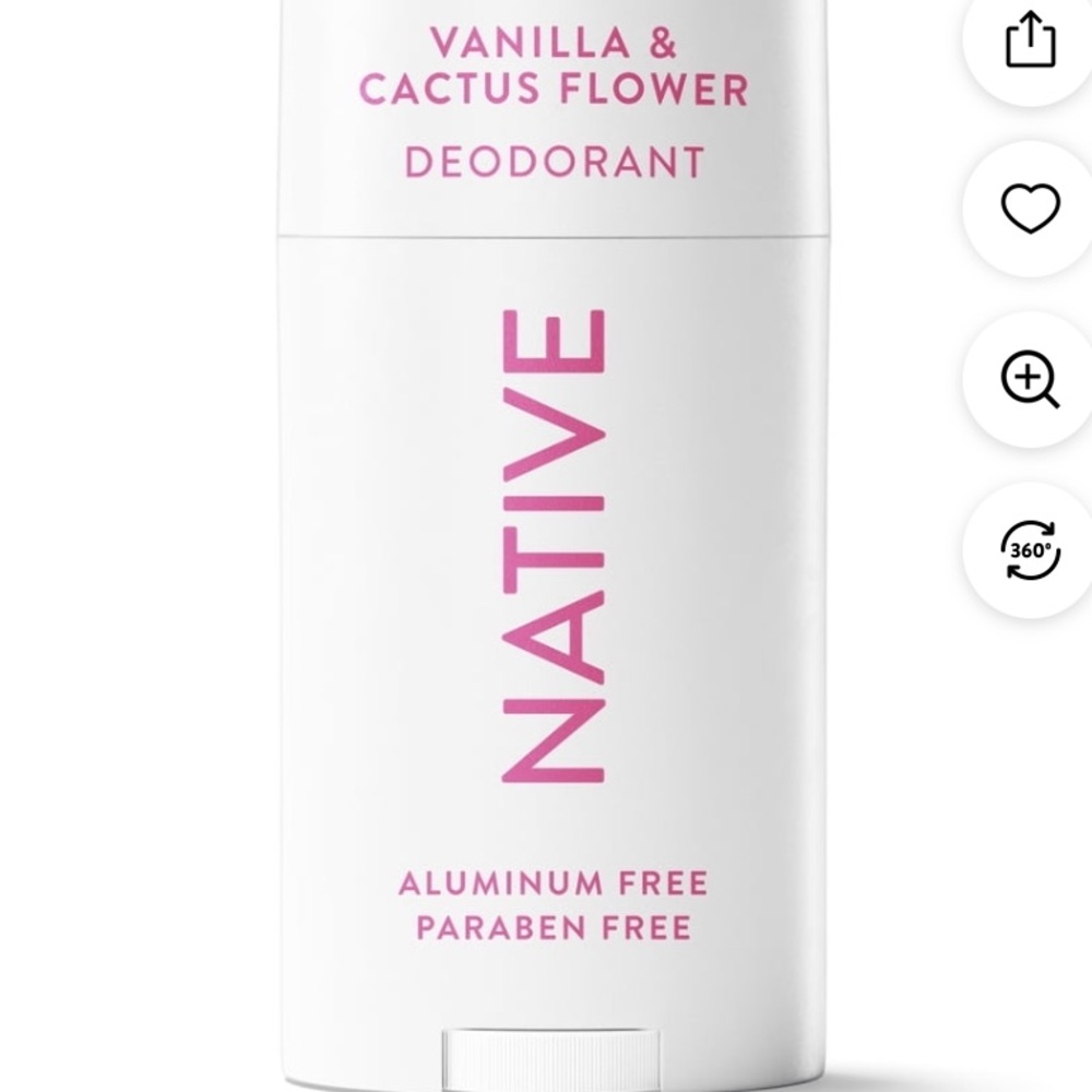 Native Pink Vanilla & Cactus Flower Deodorant